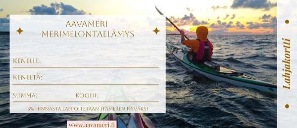 Elämyslahjakortti, merimelonta