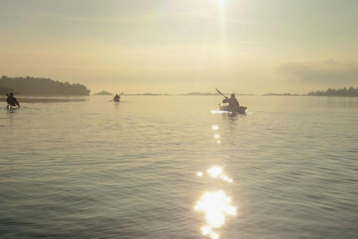 Summer Evening in a Sea Kayak, Turku Archipelago